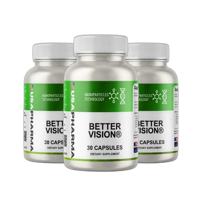 BetterVision Vision Support Supplement Bottles